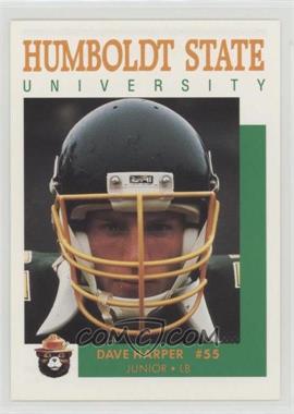 1988 Smokey Bear Humboldt State Lumberjacks - [Base] #_DAHA - Dave Harper