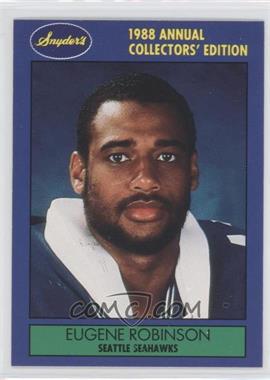 1988 Snyder's Seattle Seahawks - [Base] #4 - Eugene Robinson