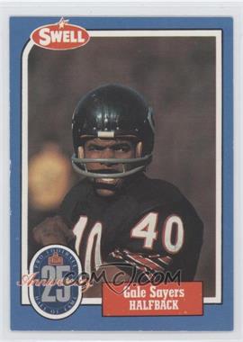 1988 Swell Football Greats Hall of Fame - [Base] #106 - Gale Sayers