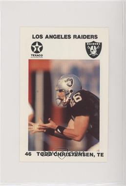 1988 Texaco Los Angeles Raiders Police - [Base] #8 - Todd Christensen