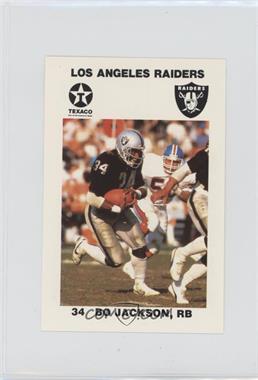 1988 Texaco Los Angeles Raiders Police - [Base] #9 - Bo Jackson