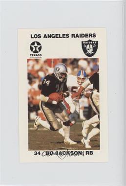 1988 Texaco Los Angeles Raiders Police - [Base] #9 - Bo Jackson [Noted]