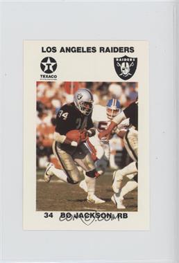 1988 Texaco Los Angeles Raiders Police - [Base] #9 - Bo Jackson