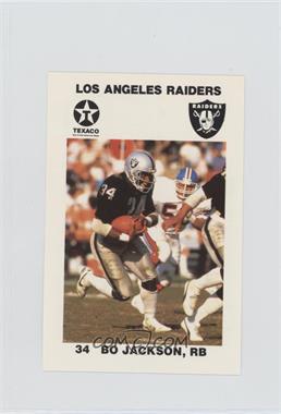 1988 Texaco Los Angeles Raiders Police - [Base] #9 - Bo Jackson