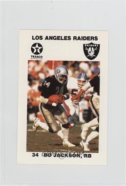 1988 Texaco Los Angeles Raiders Police - [Base] #9 - Bo Jackson