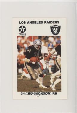 1988 Texaco Los Angeles Raiders Police - [Base] #9 - Bo Jackson