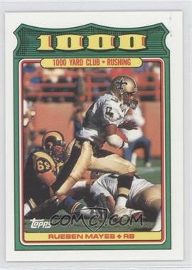 1988 Topps - 1000 Yard Club #13 - Rueben Mayes