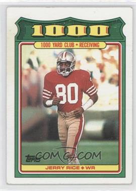 1988 Topps - 1000 Yard Club #4 - Jerry Rice [Noted]