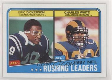 1988 Topps - [Base] - Blank Back #_EDCW - League Leaders - Eric Dickerson, Charles White