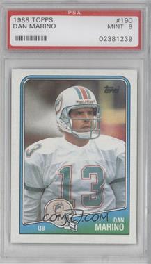 1988 Topps - [Base] #190 - Dan Marino [PSA 9 MINT]