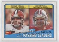 Bernie Kosar, Joe Montana [Good to VG‑EX]