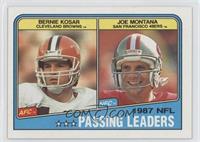 Bernie Kosar, Joe Montana