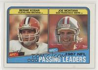 Bernie Kosar, Joe Montana