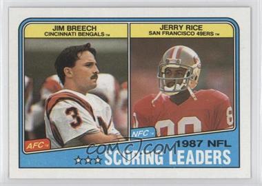 1988 Topps - [Base] #218 - Jim Breech, Jerry Rice