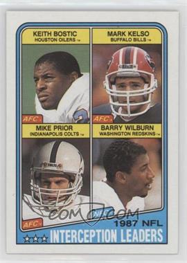 1988 Topps - [Base] #219 - Keith Bostic, Mark Kelso, Barry Wilburn, Mike Prior [EX to NM]