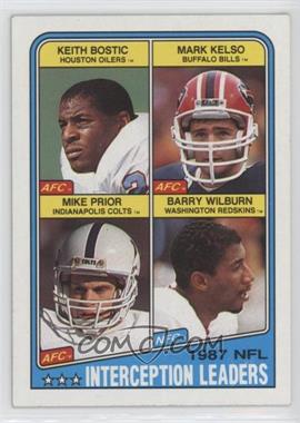 1988 Topps - [Base] #219 - Keith Bostic, Mark Kelso, Barry Wilburn, Mike Prior