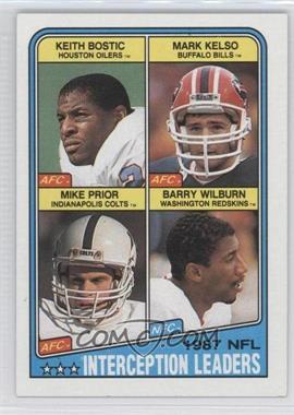 1988 Topps - [Base] #219 - Keith Bostic, Mark Kelso, Barry Wilburn, Mike Prior