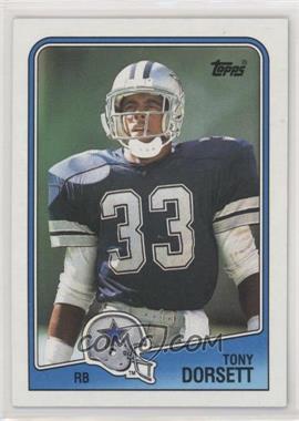 1988 Topps - [Base] #262 - Tony Dorsett