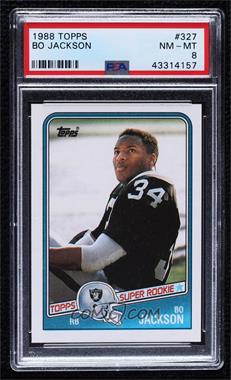 1988 Topps - [Base] #327 - Bo Jackson [PSA 8 NM‑MT]