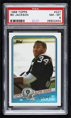 1988 Topps - [Base] #327 - Bo Jackson [PSA 8 NM‑MT]