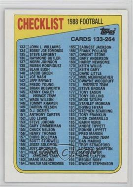 1988 Topps - [Base] #395 - Checklist