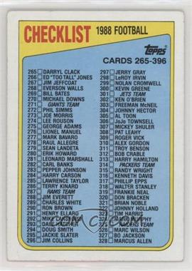 1988 Topps - [Base] #396 - Checklist [EX to NM]