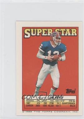 1988 Topps Super Star Sticker Back Cards - [Base] #34.122 - Jim Kelly (Pat Swilling 122)