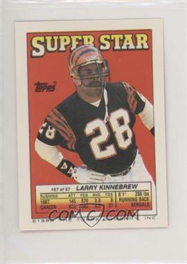 1988 Topps Super Star Sticker Back Cards - [Base] #57.64 - Larry Kinnebrew (Joe Montana 64, Clay Matthews 190)