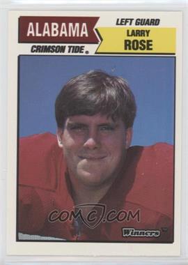 1988 Winners Alabama Crimson Tide - [Base] #_LARO - Larry Rose