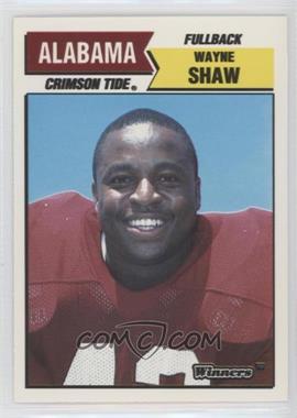 1988 Winners Alabama Crimson Tide - [Base] #_WASH - Wayne Shaw