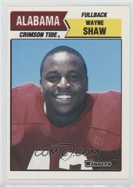 1988 Winners Alabama Crimson Tide - [Base] #_WASH - Wayne Shaw