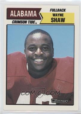 1988 Winners Alabama Crimson Tide - [Base] #_WASH - Wayne Shaw