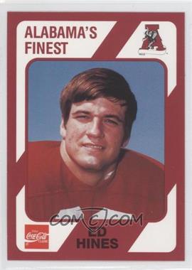 1989 Collegiate Collection Alabama Crimson Tide - [Base] #462 - Ed Hines