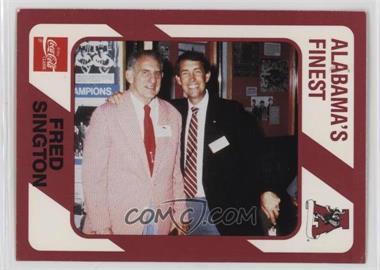 1989 Collegiate Collection Alabama Crimson Tide - Coke 20 #C-3 - Fred Sington, Sr.