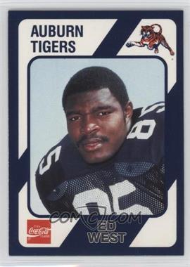 1989 Collegiate Collection Auburn Tigers - [Base] #66 - Ed West