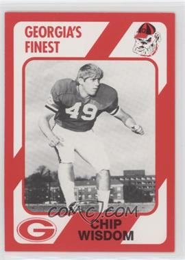 1989 Collegiate Collection Georgia Bulldogs - [Base] #133 - Chip Wisdom