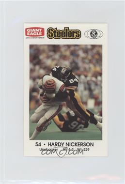 1989 Giant Eagle Pittsburgh Steelers Police - [Base] #54 - Hardy Nickerson