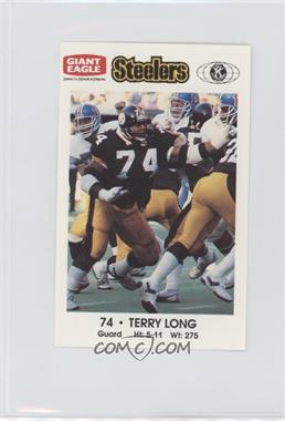 1989 Giant Eagle Pittsburgh Steelers Police - [Base] #74 - Terry Long