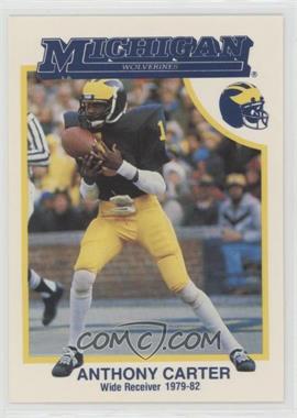 1989 Michigan Wolverines All-Time Team Issue - [Base] - Blank Back #_ANCA - Anthony Carter [Noted]