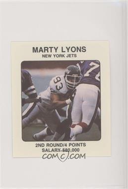 1989 NFL Franchise Game Player Cards - Board Game [Base] #_MALY - Marty Lyons