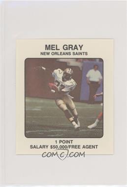 1989 NFL Franchise Game Player Cards - Board Game [Base] #_MEGR - Mel Gray