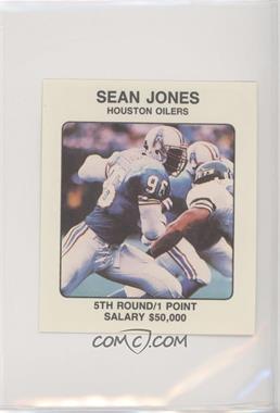 1989 NFL Franchise Game Player Cards - Board Game [Base] #_SEJO - Sean Jones