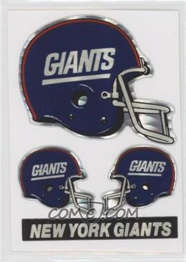 1989 NFL Properties U-Seal-It - Helmets Sticker Cards #_NEYG - New York Giants