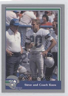 1989 Pacific Steve Largent - [Base] #57 - Seattle Seahawks Team