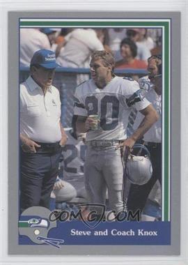 1989 Pacific Steve Largent - [Base] #57 - Seattle Seahawks Team