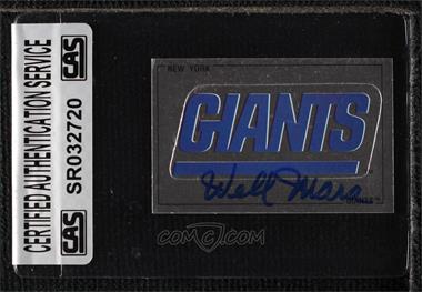 1989 Panini Album Stickers - [Base] #120 - New York Giants [CAS Certified Sealed]