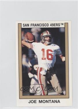 1989 Panini Album Stickers - [Base] #157 - Joe Montana