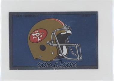 1989 Panini Album Stickers - [Base] #163 - San Francisco 49ers Helmet