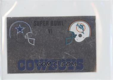 1989 Panini Album Stickers - [Base] #E - Super Bowl VI (Dallas Cowboys vs. Miami Dolphins) [EX to NM]