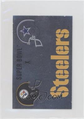 1989 Panini Album Stickers - [Base] #G - Super Bowl X (Pittsburgh Steelers vs. Dallas Cowboys)